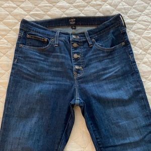 J Crew button down skinny jeans